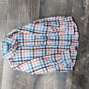 OshKosh B'Gosh Boys' Woven Buttonfront Plaid Shirt